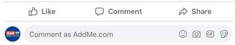 Facebook Comment Button