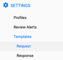 Review Template Menu Request